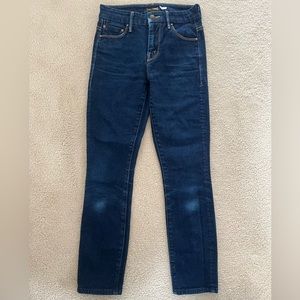 【Mother】High Waisted Looker Crop Skinny Jeans